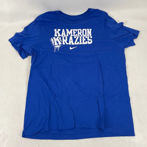 Nike Other - Nike Tee Duke Blue Devils Kameron Krazies‎ Thanks Coach K T-Shirt Blue Mens XL